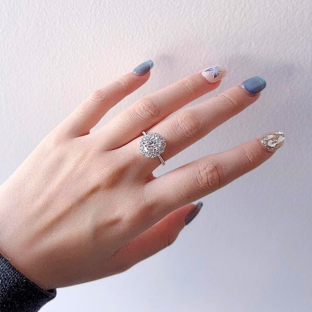 Mini Collezione di Anelli con Gemme Premium e Moissaniti D Color