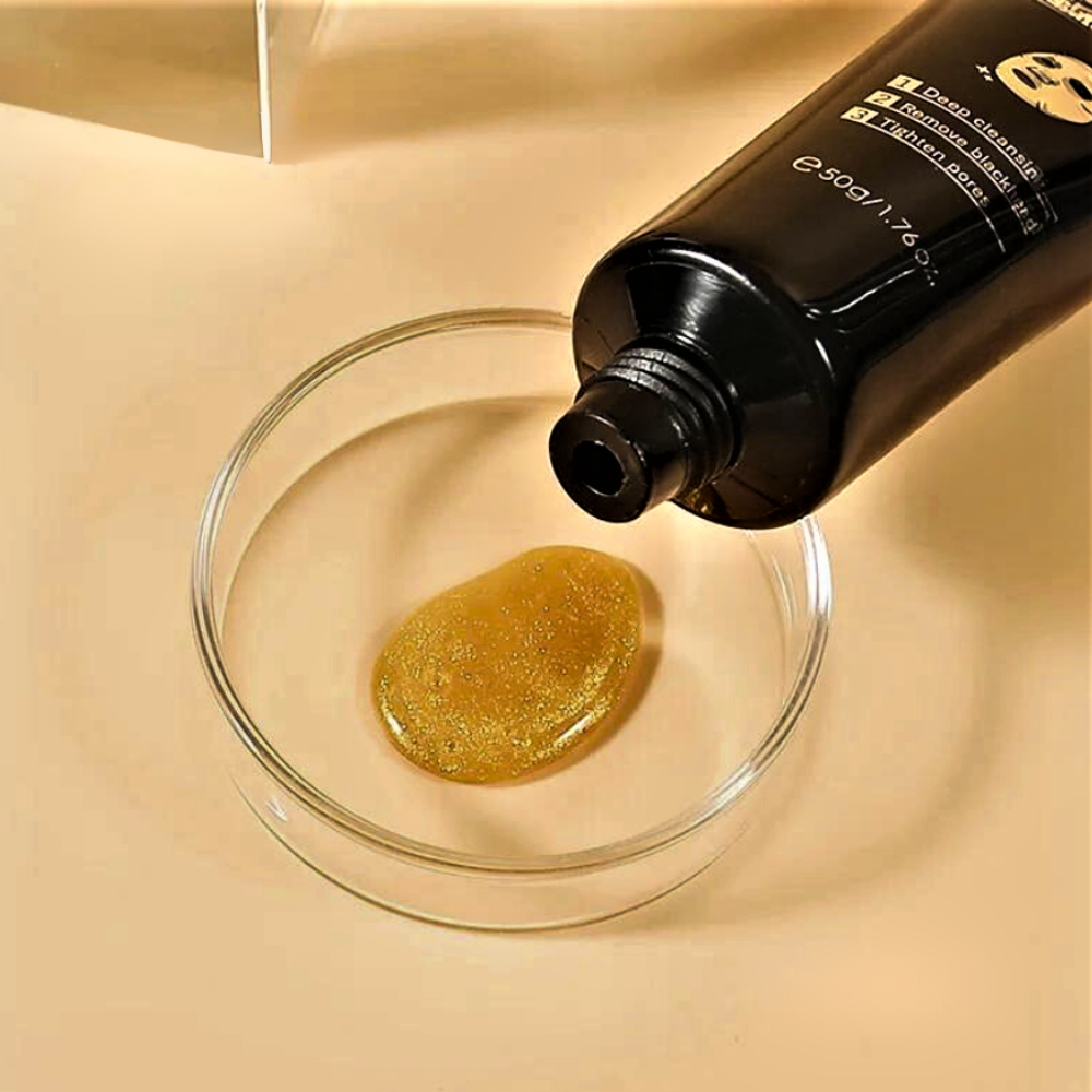 Mascarilla de belleza con colágeno, oro de 24 quilates, baba de caracol y raíz de ginseng