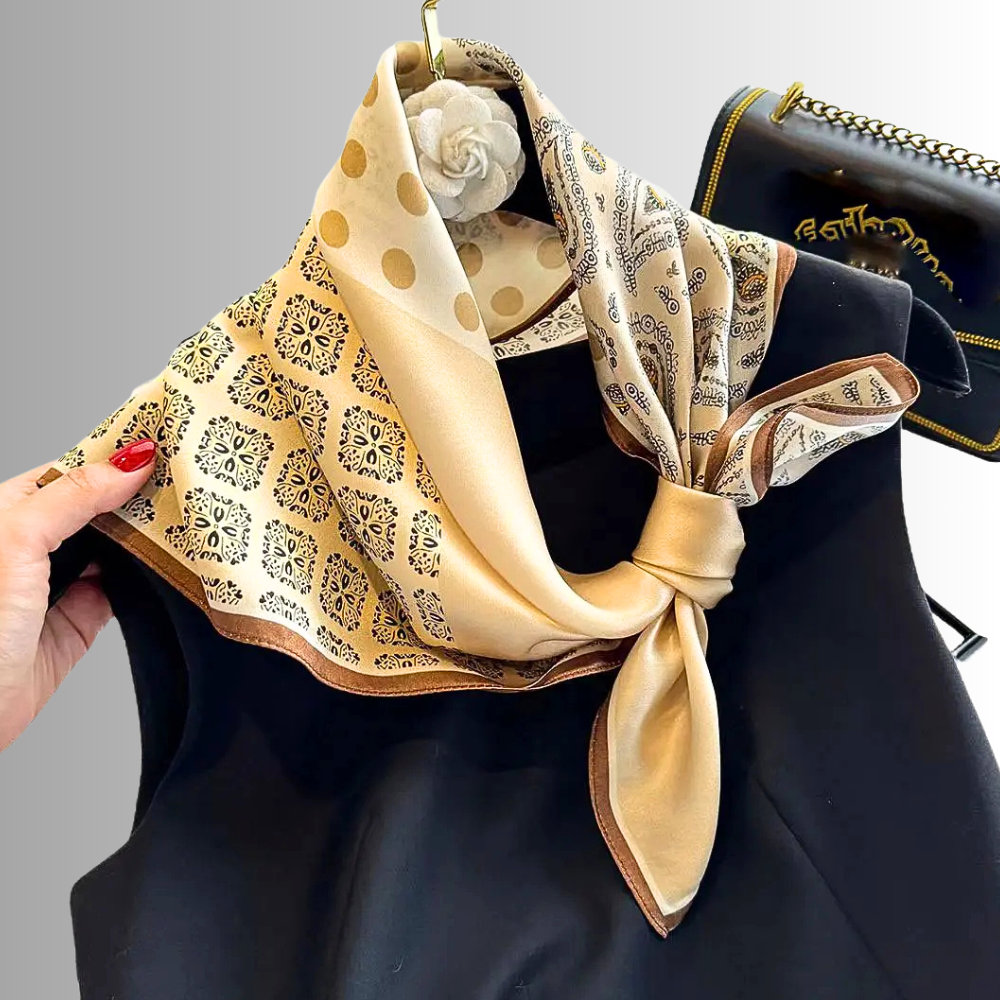 Foulard in Seta di Gelso a Stampe Fantasia