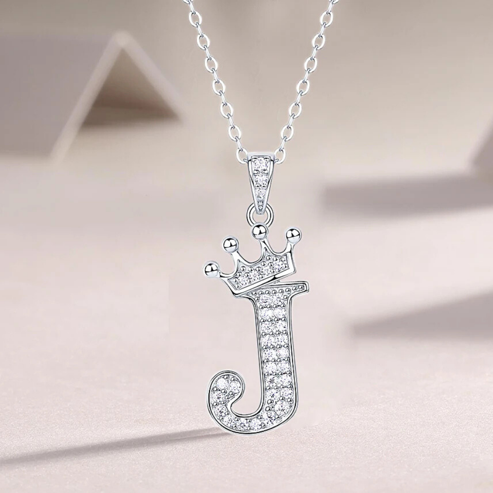Collana con Iniziali in Moissanite