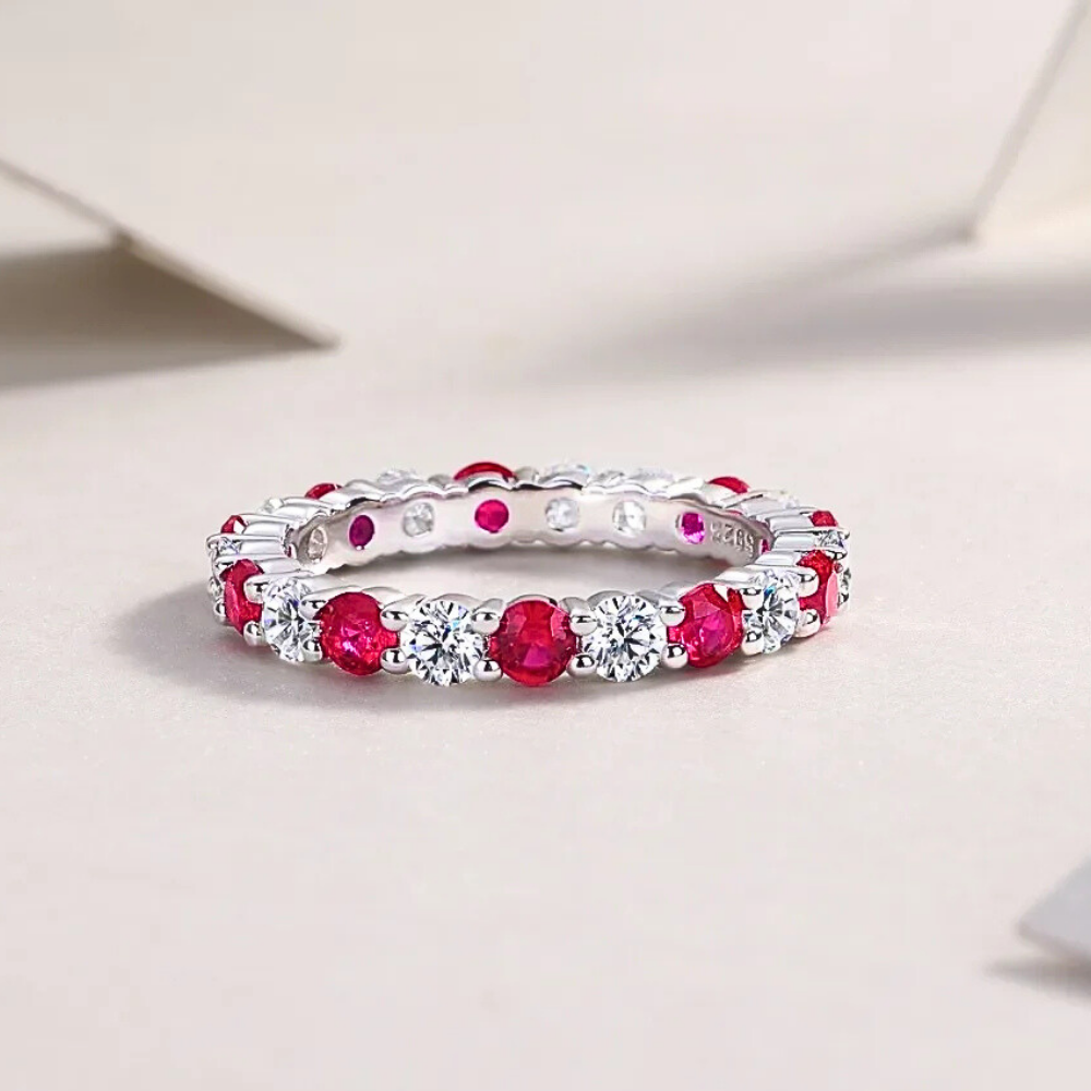 Eternity con Moissaniti Bicolore da mm 3,00