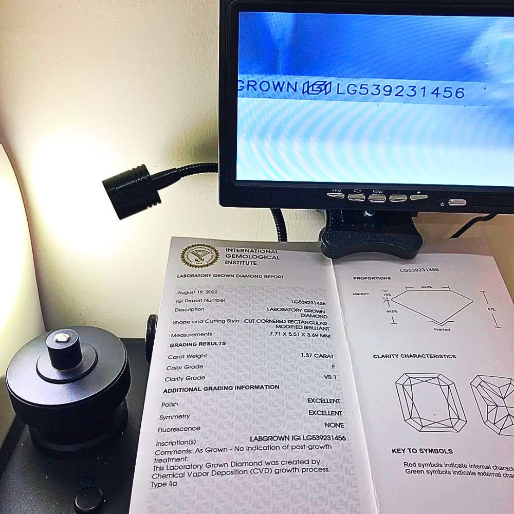 Diamanti Lab Grown Taglio Radiant da ct 1,00 a ct 5,00