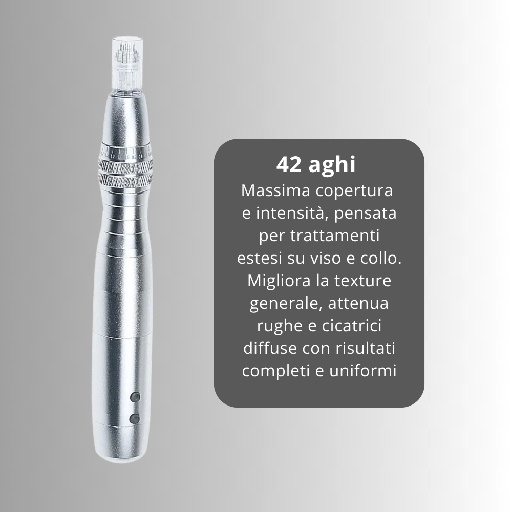 Penna Microneedling Pro a 7 LED Fotonici