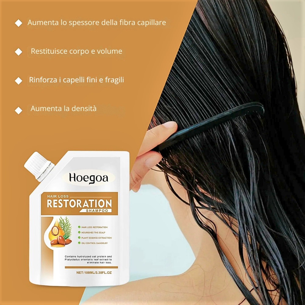 Shampoo Medicale Anticaduta con Oli Vegetali 100% BIO