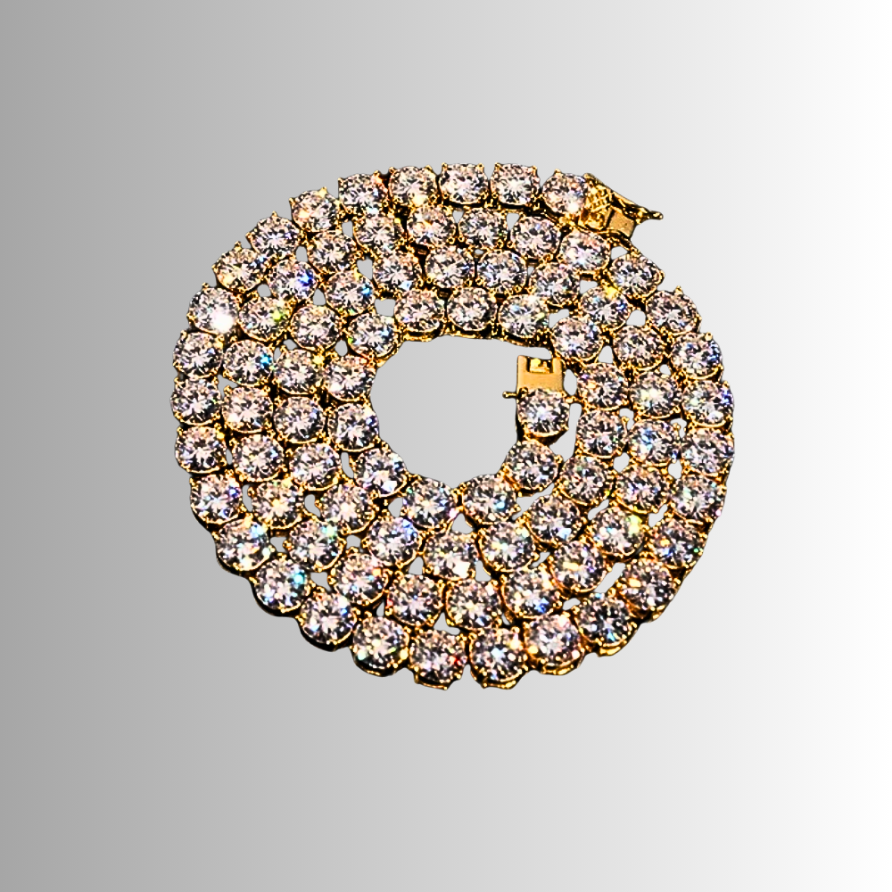 Bracciale  e Collana Tennis con Moissaniti da ct 1.00 cadauna