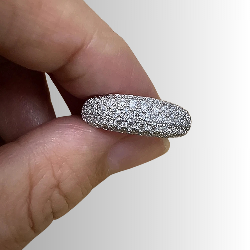 Fascetta con Moissaniti per ct 1,00