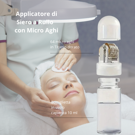 Applicatore di Siero Professionale con Micro Aghi in Titanio