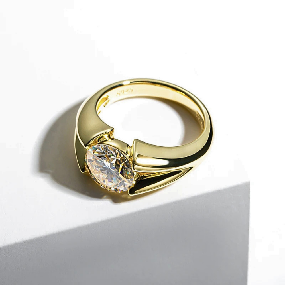 Solitario con Moissanite per ct 3,00