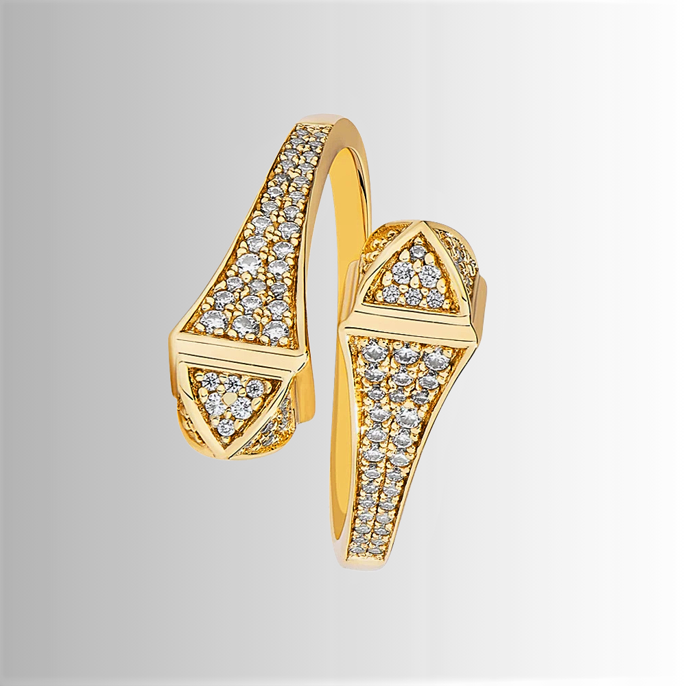 Anello Contrariè con Moissaniti D Color