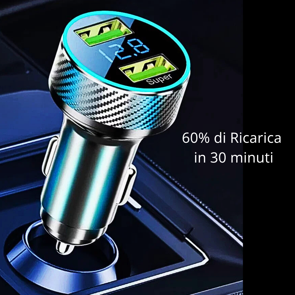 Caricabatterie per Auto Super Veloce 300W