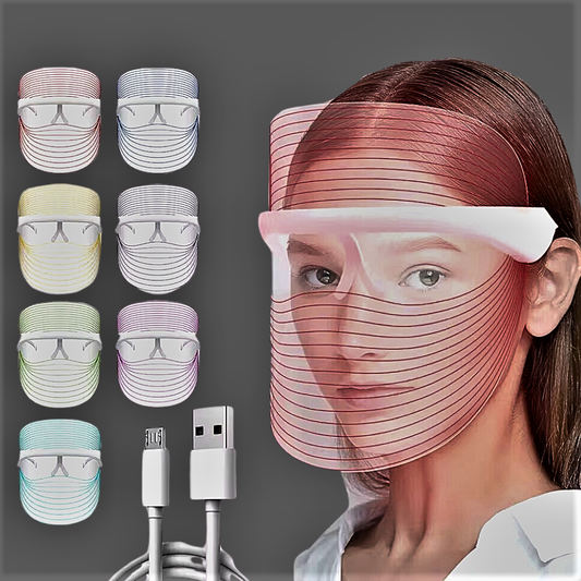 Máscara Fotónica 7 LED Fotobioestimulación al servicio de tu belleza