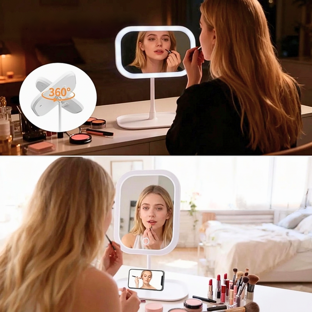 Specchio Make Up da Tavolo Illuminato