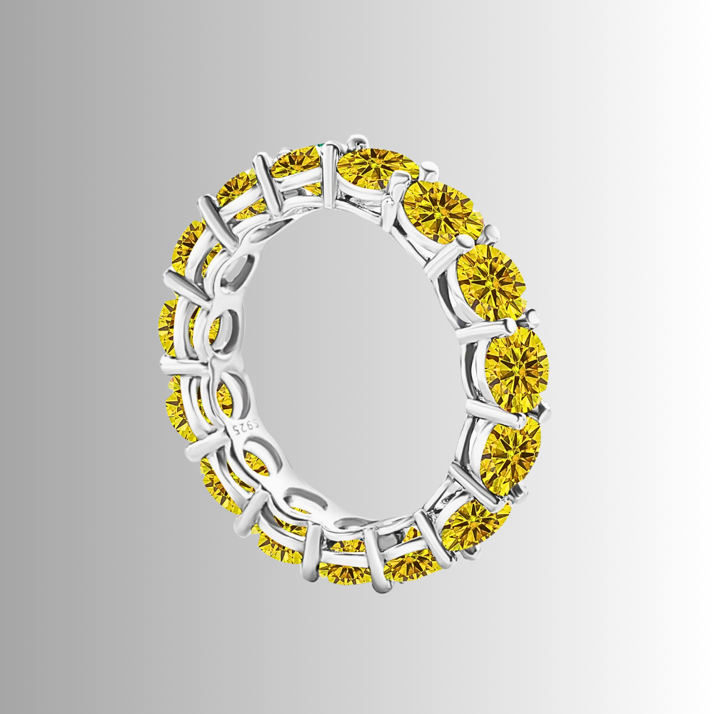 Eternity con Moissaniti Colorate per ct 7,00