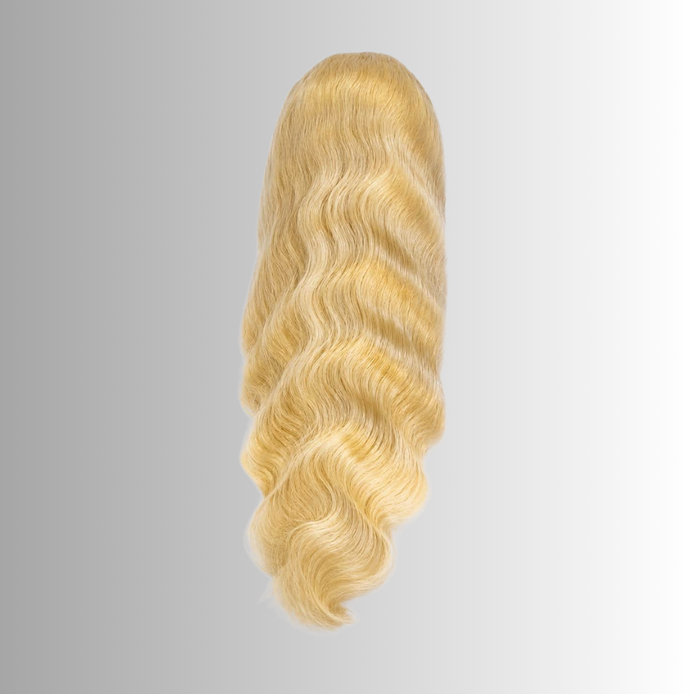 Parrucche Bionde di Capelli Veri Lisce o Ondulate