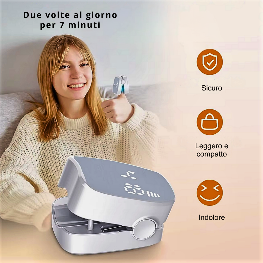 Dispositivo a LED Fotonici & Infrarossi per la Cura delle Unghie