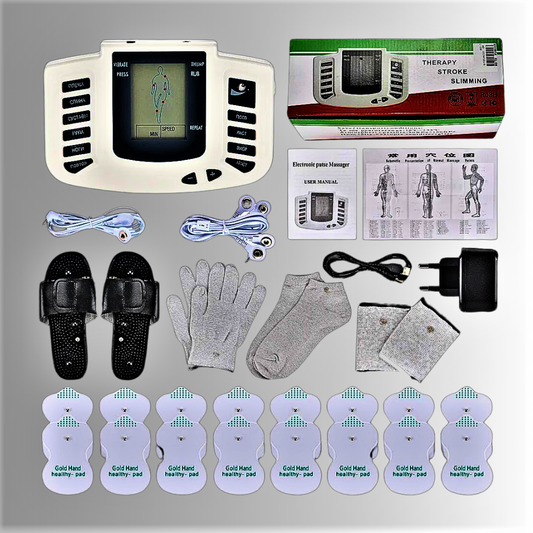 Conjunto completo de electroestimulador EMS profesional