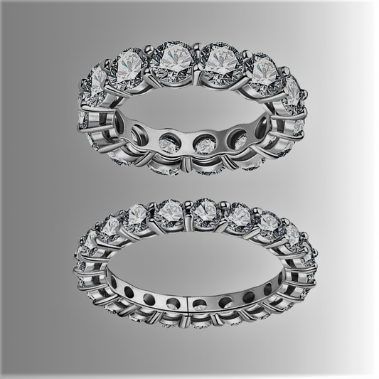 Eternity Ring with Certified Moissanites: A Must Have for the Classy Woman