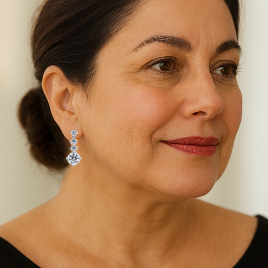 Orecchini Cascata di Luce