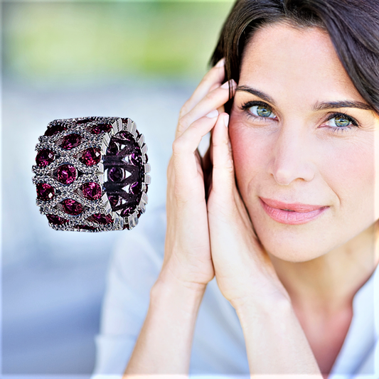 Anillo "Gem Eye" Una mirada brillante al mundo