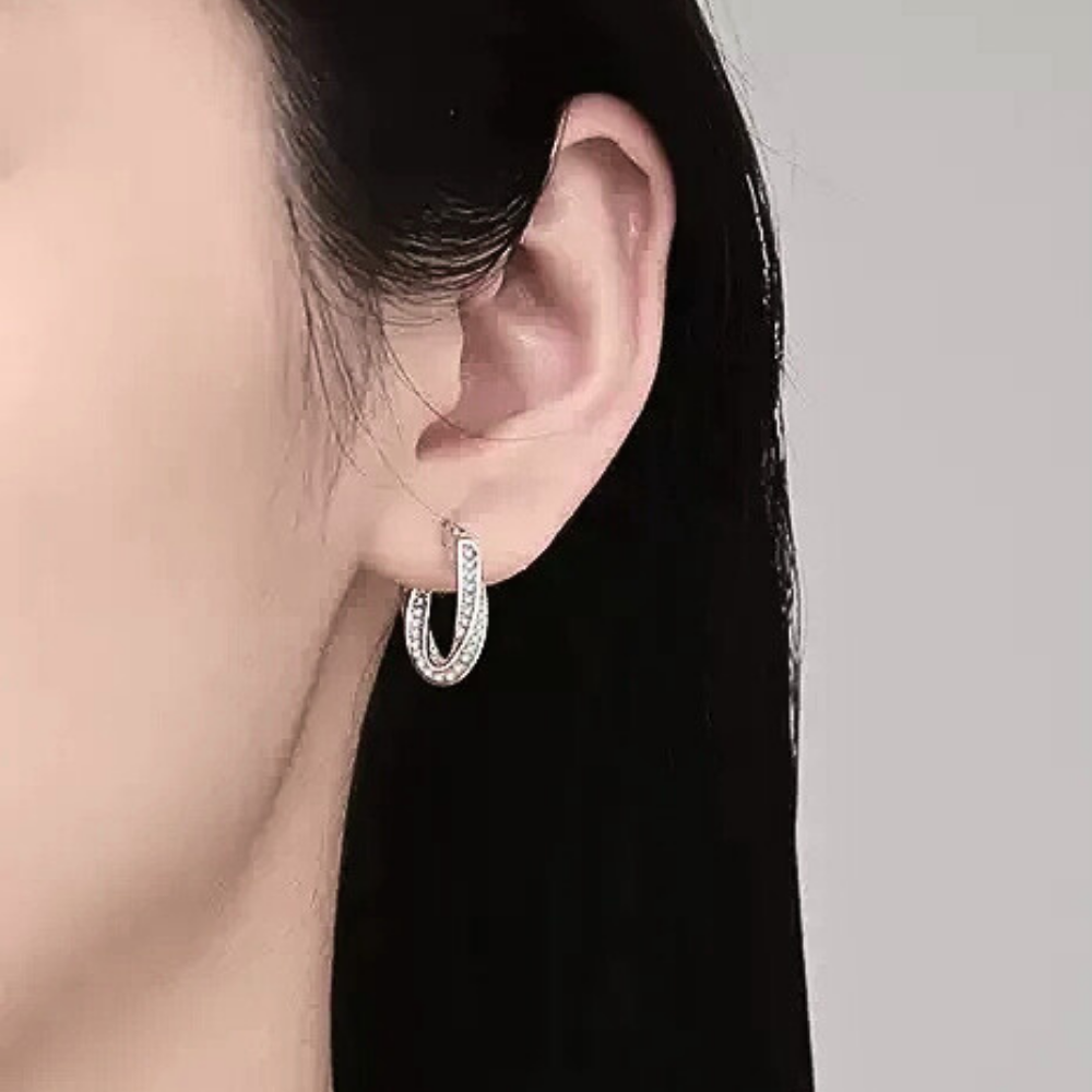 Orecchini a Spirale con Moissaniti per ct 1,20