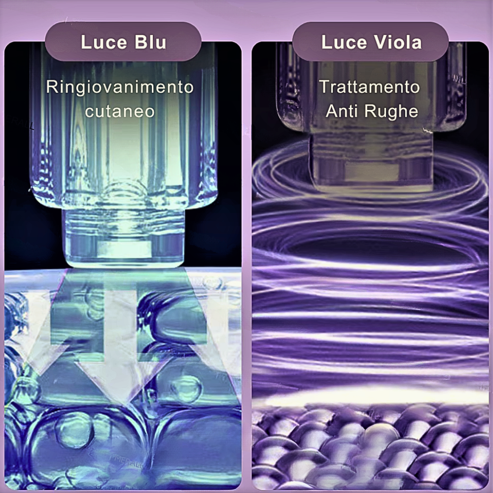 Dispositivo di Microneedling con Tripla Luce Fotonica