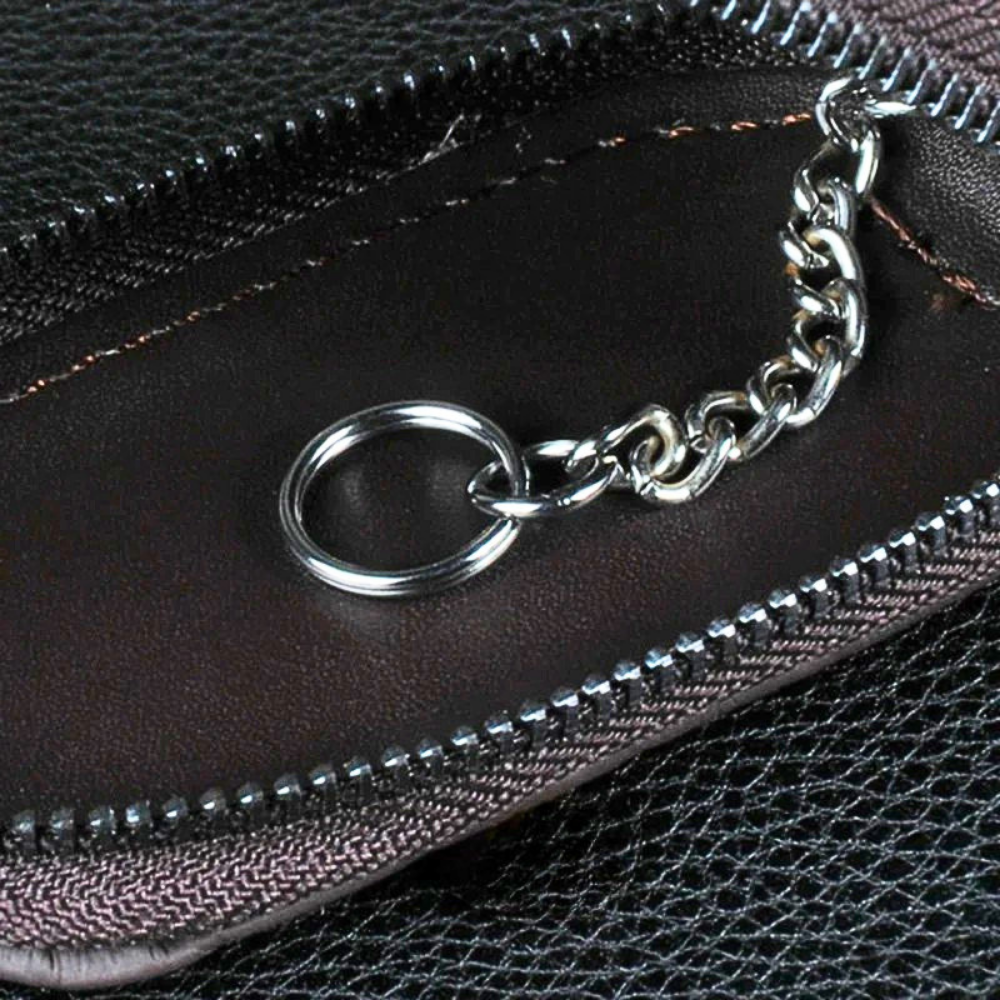 Mini Portachiavi in Pelle di Vitellino