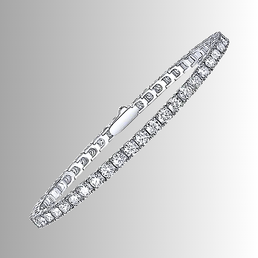 Pulseras de tenis de moissanita: lujo de luminosidad infinita