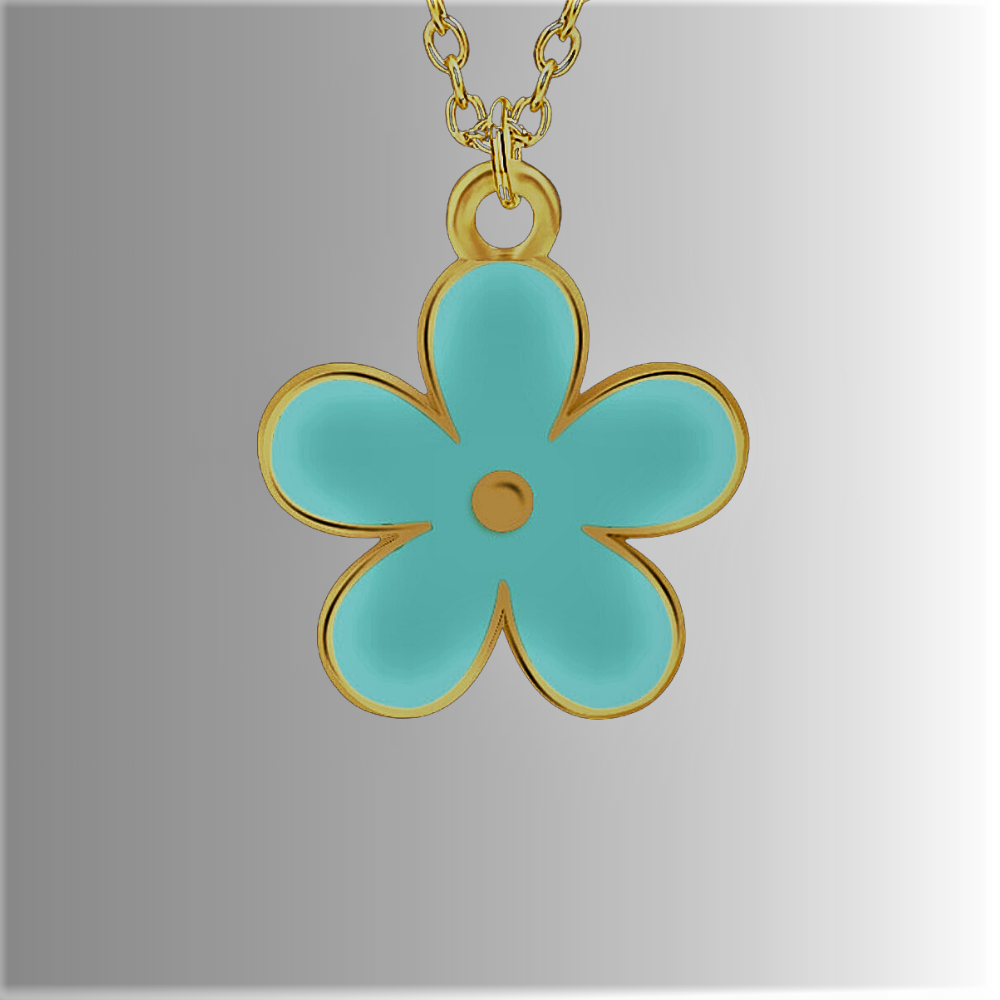 Collar "Flor de primavera" Dale color a tu vida 