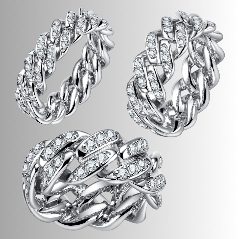 Fascia a Maglie Groumette con Moissaniti