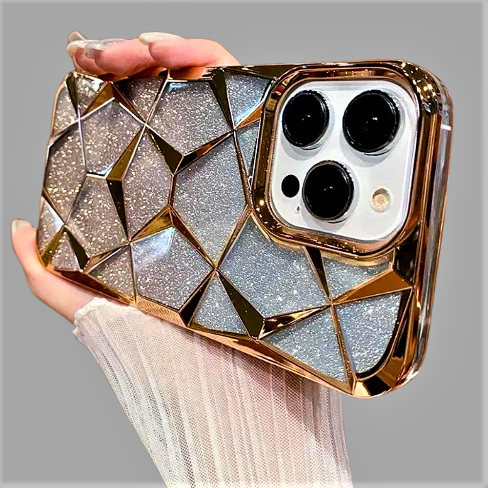 Cover Fashion Glitter e Forme 3D  per iPhone