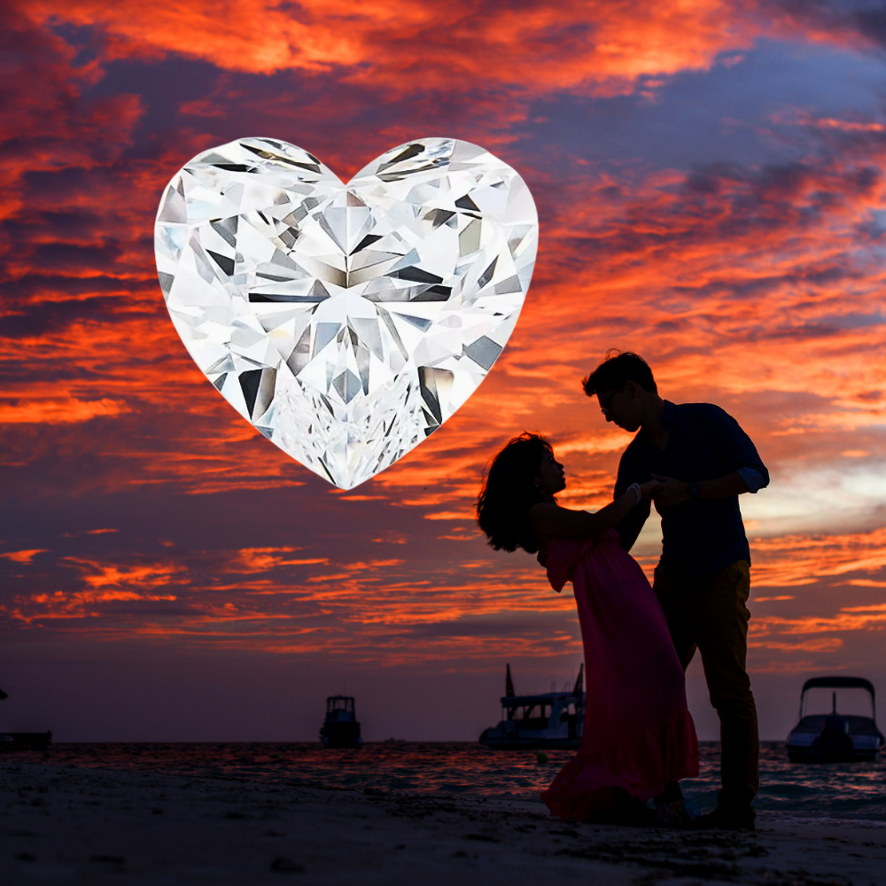 Diamanti Lab Grown Taglio Cuore da ct 1,00 a ct 5,00