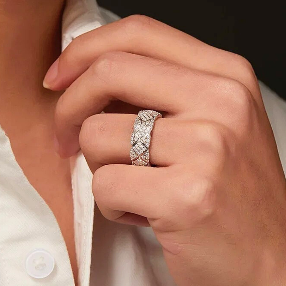 Fascia con Moissaniti D Color per ct 1,53