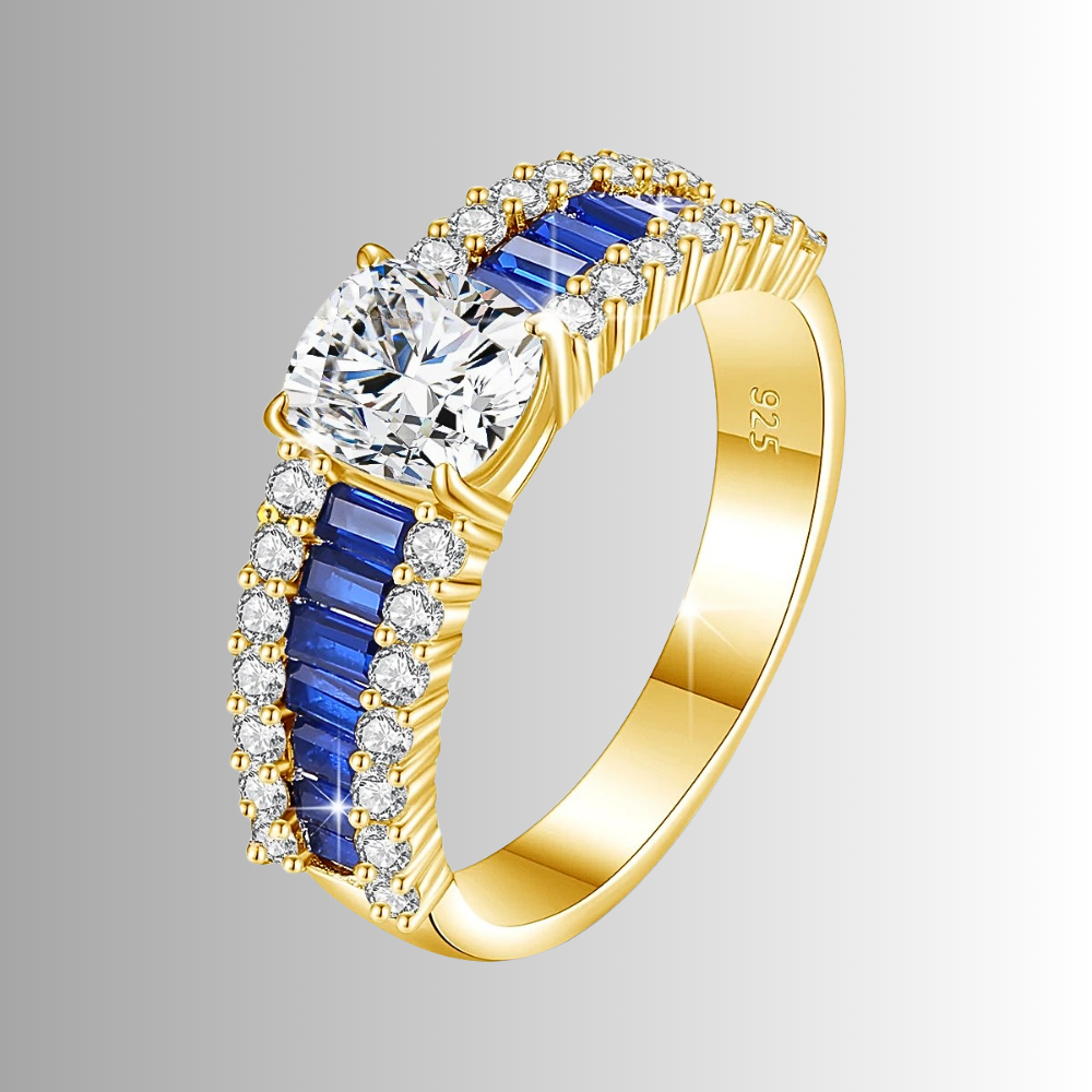 Fascetta con Moissanite Taglio Cuscino per ct 1.50