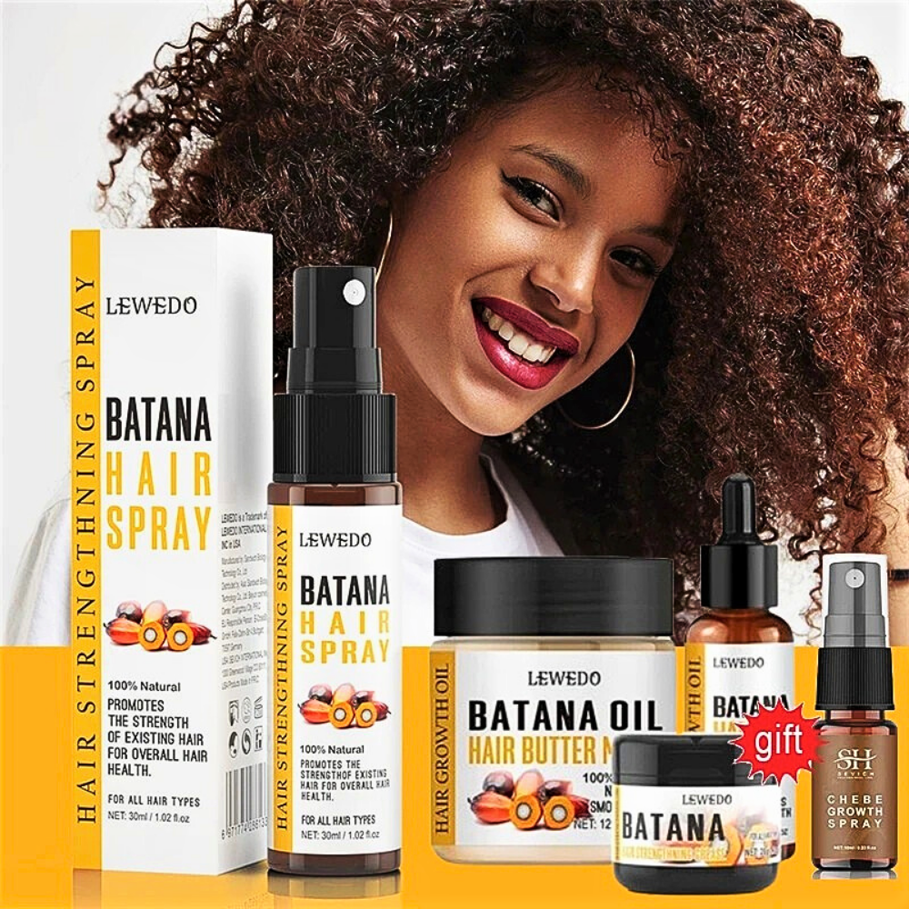 Kit Curativo per Capelli all'Olio di Batana, Rosmarino e Ricino