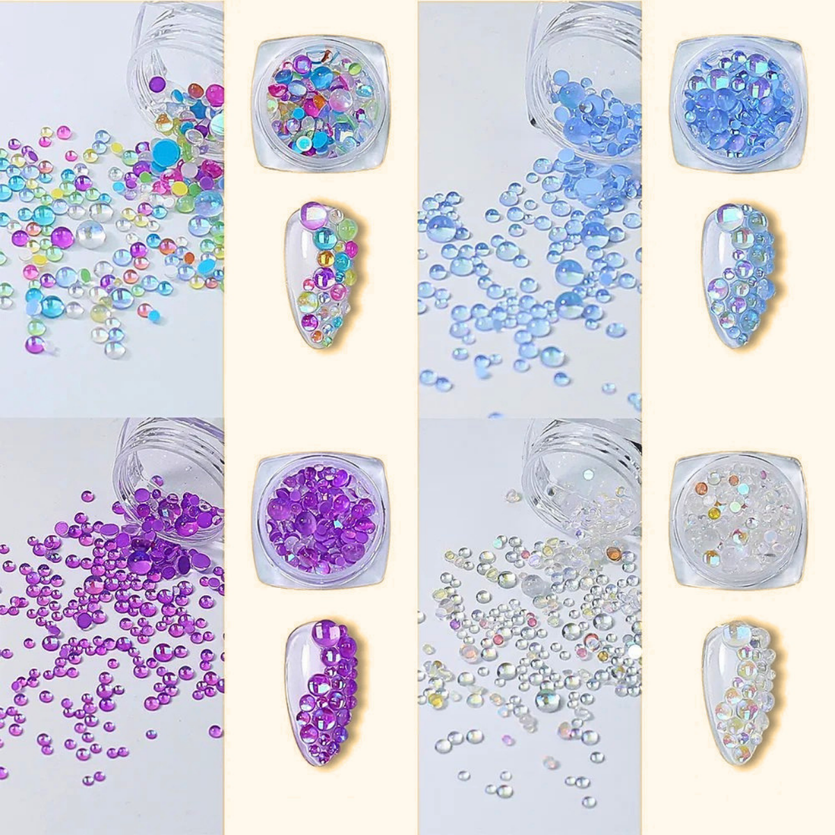 Strass in Resina Acrilica per Nail Art