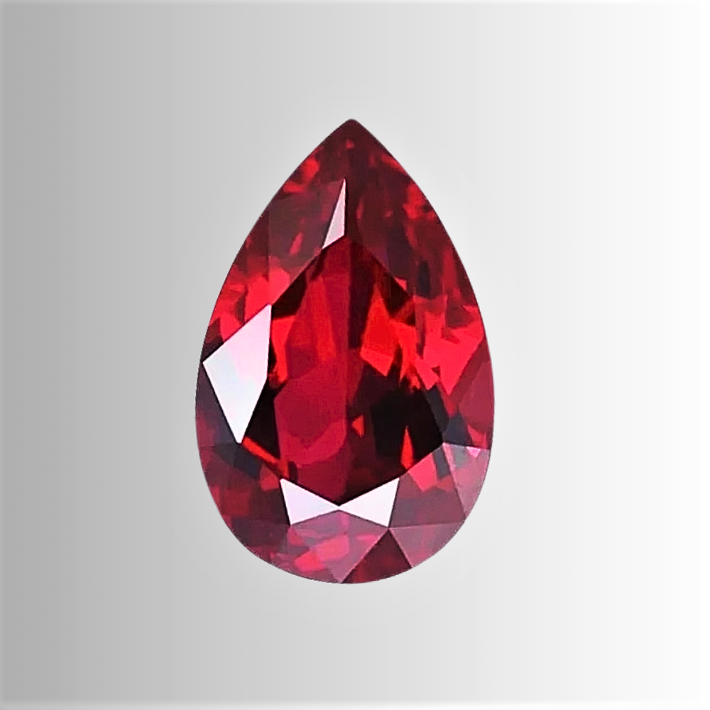 Rubini Lab Grown Taglio Goccia