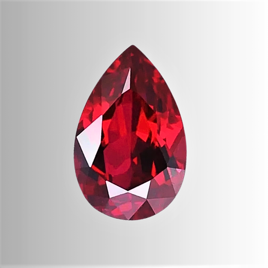 Rubini Lab Grown Taglio Goccia