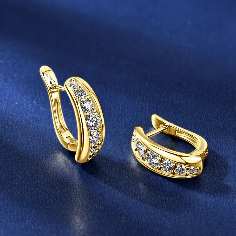 Orecchini a Monachella con Moissaniti per ct 0,68