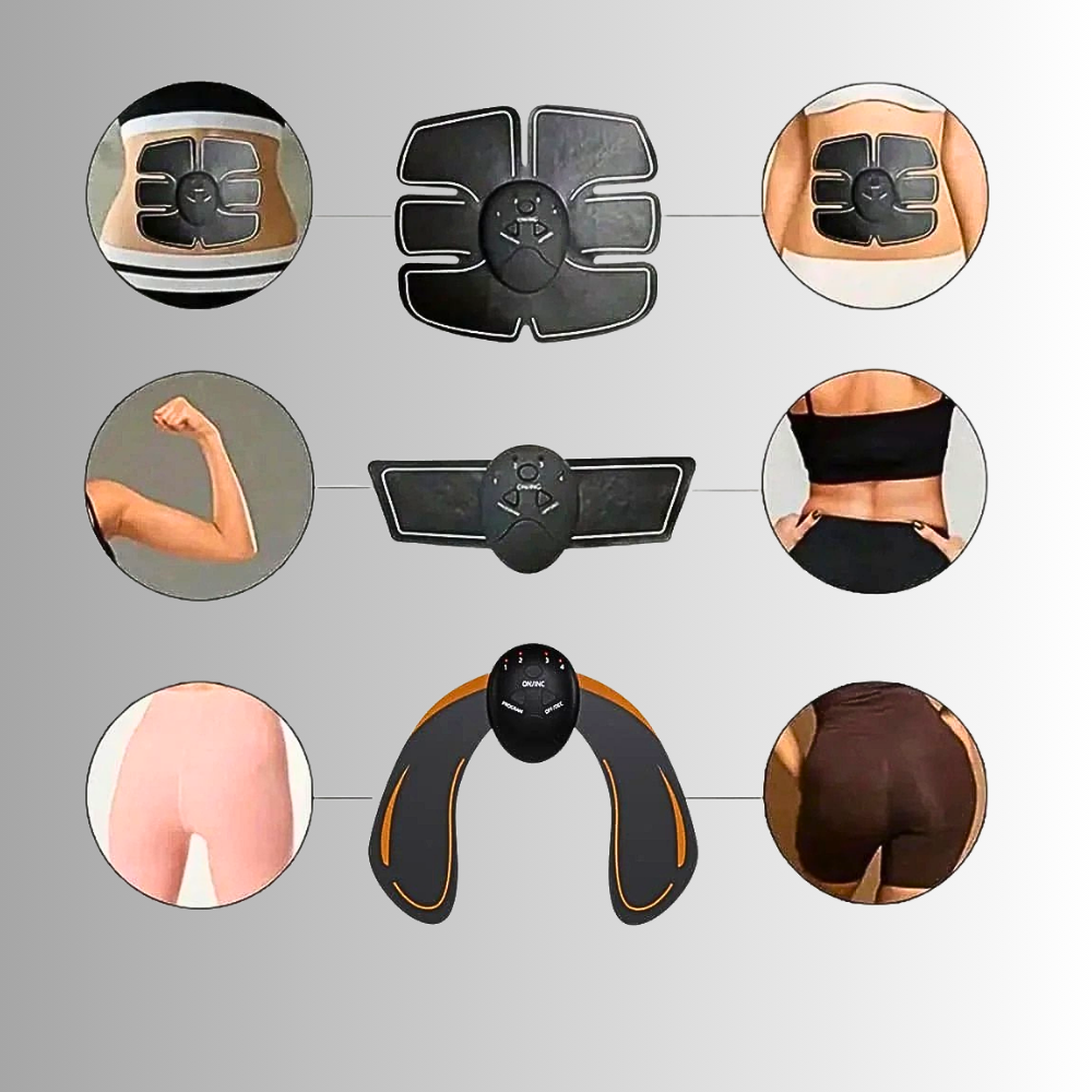 Mini Set EMS per Glutei-Braccia-Addome