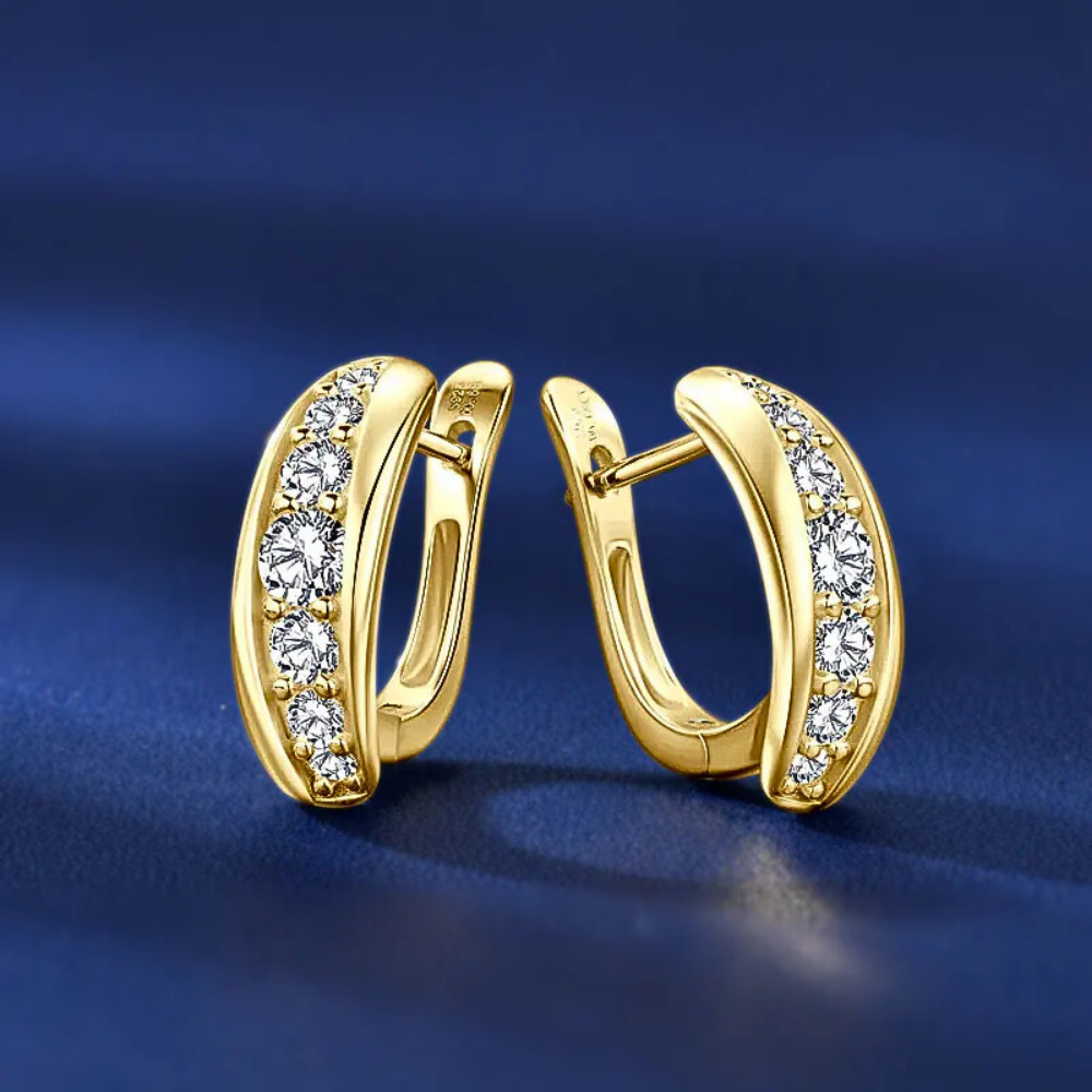 Orecchini a Monachella con Moissaniti per ct 0,68