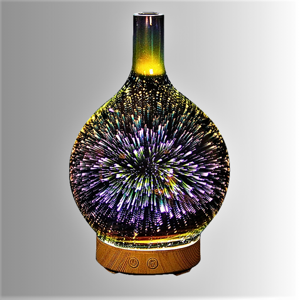 Lampada 3D e Diffusore per Aromaterapia