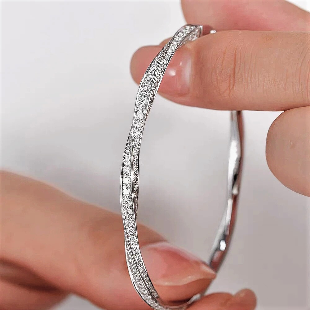 Bracciale a Spirale con Moissaniti