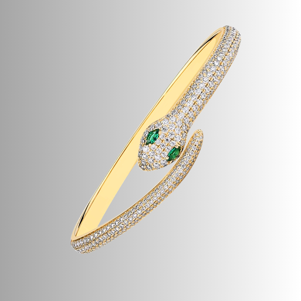 Bracciale a Serpente con Moissaniti D Color