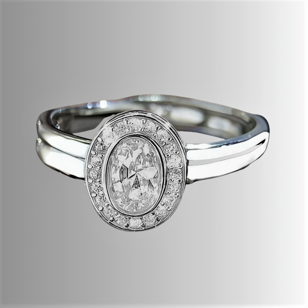 Fascia Ovale con Moissaniti D Color