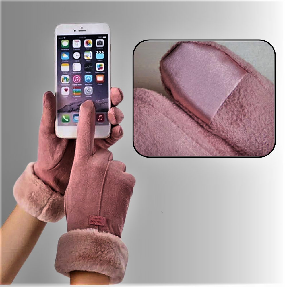 Guanti Scamosciati Touch Screen