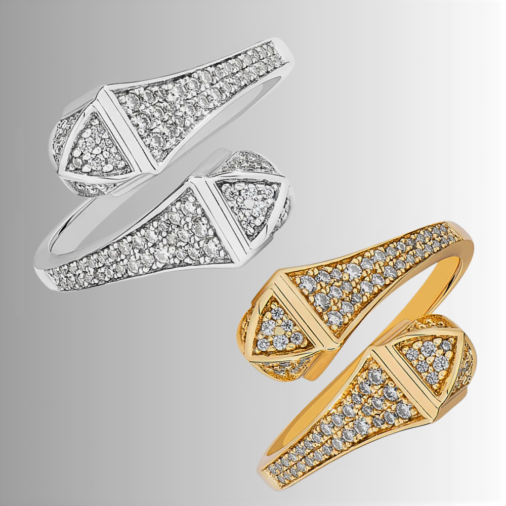 Anello Contrariè con Moissaniti D Color