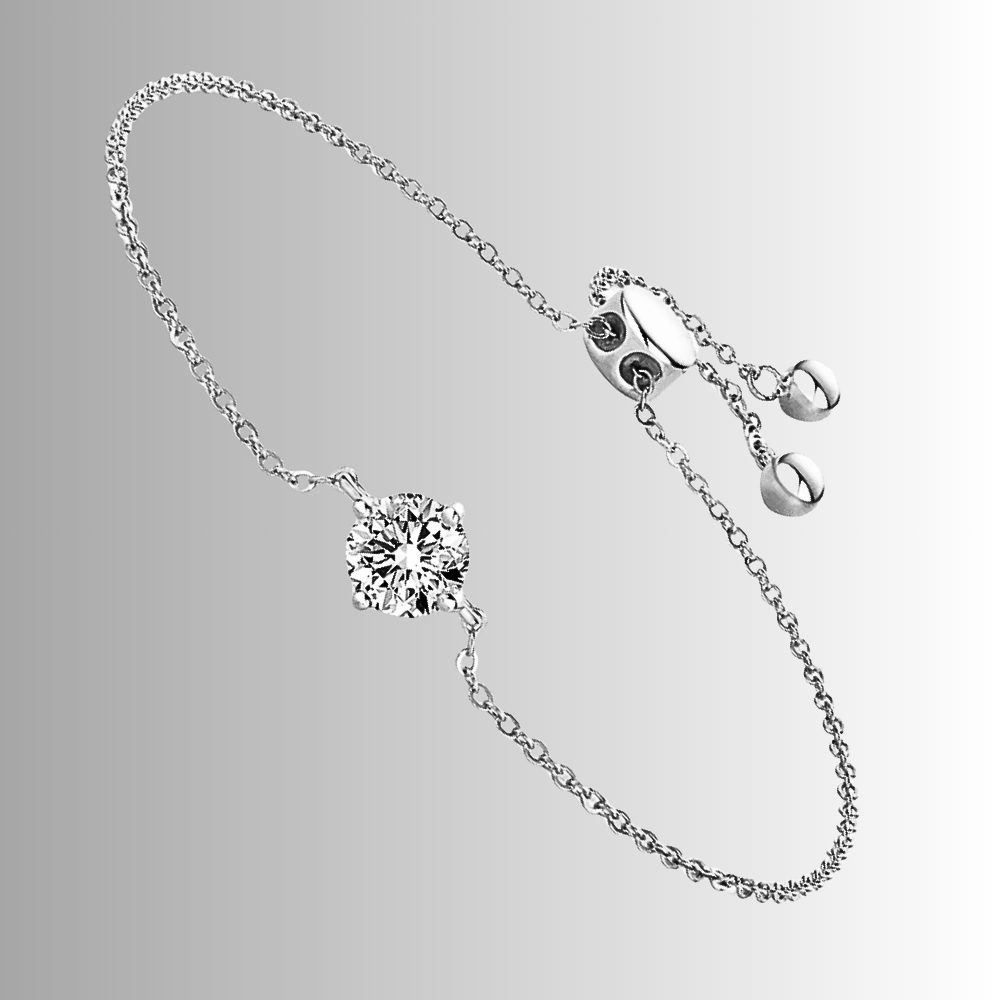 Bracciale Punto Luce con Moissanite di ct 1.00