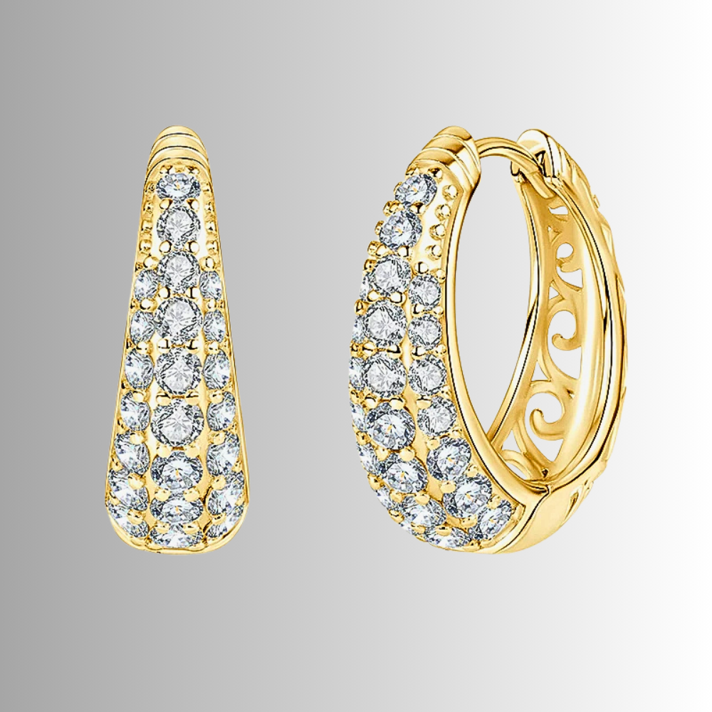 Orecchini a Goccia con Pavè di Moissaniti per ct 1,50