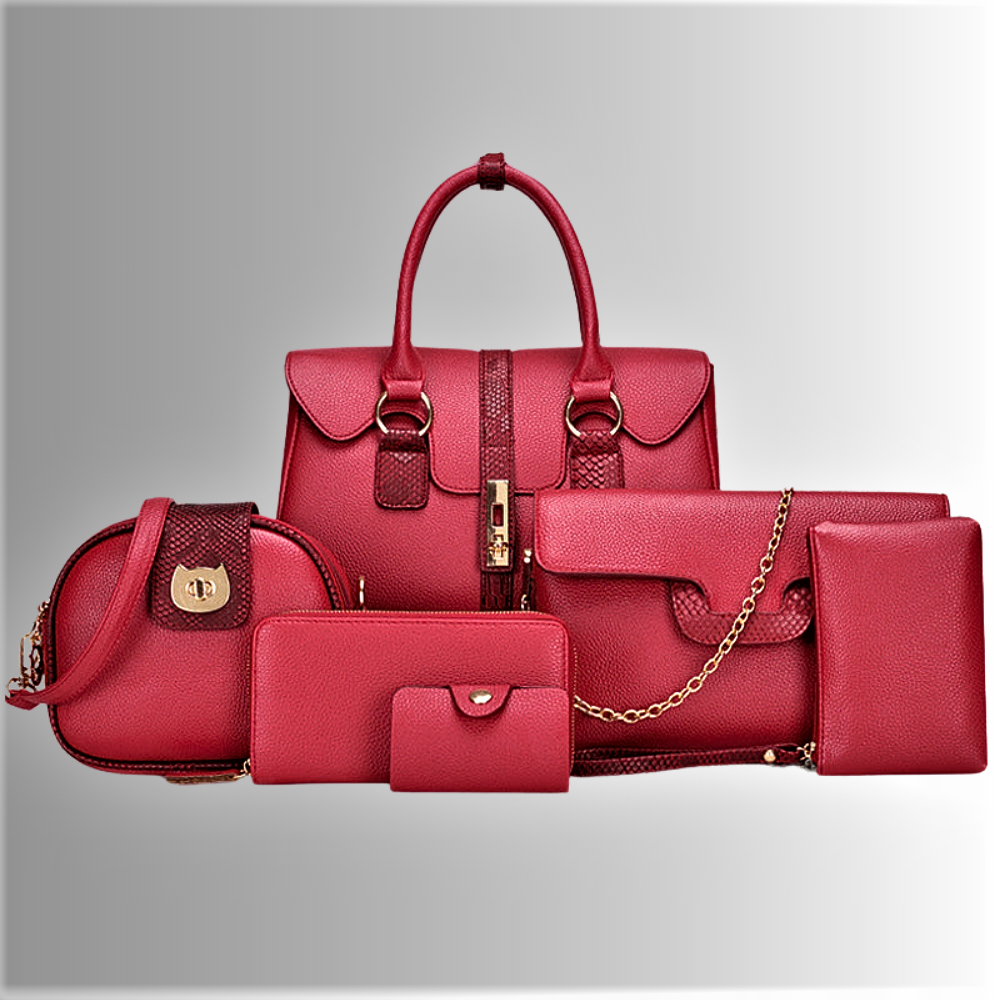 Set da 6 pezzi di Borse e Accessori Eleganza e Praticità in Ogni Dettaglio