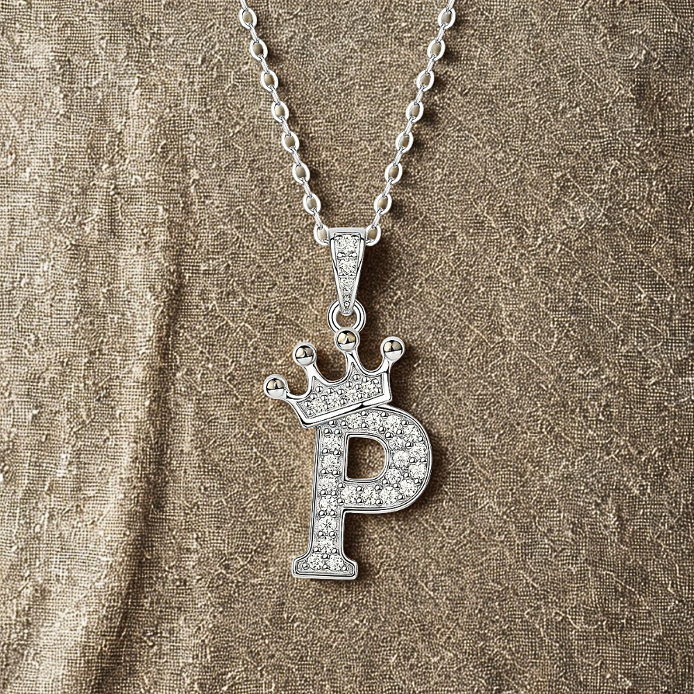 Collana con Iniziali in Moissanite